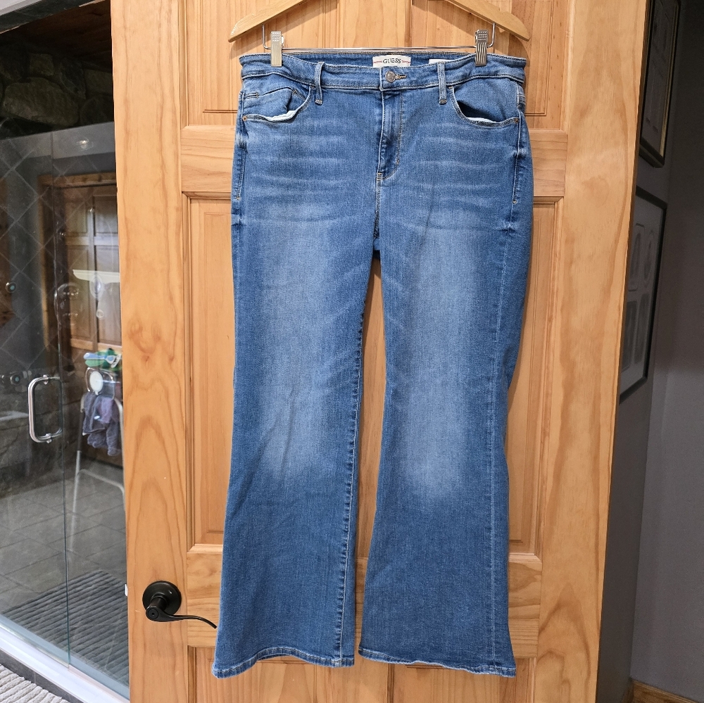 Guess Women's Boot Cut Jeans - Blue